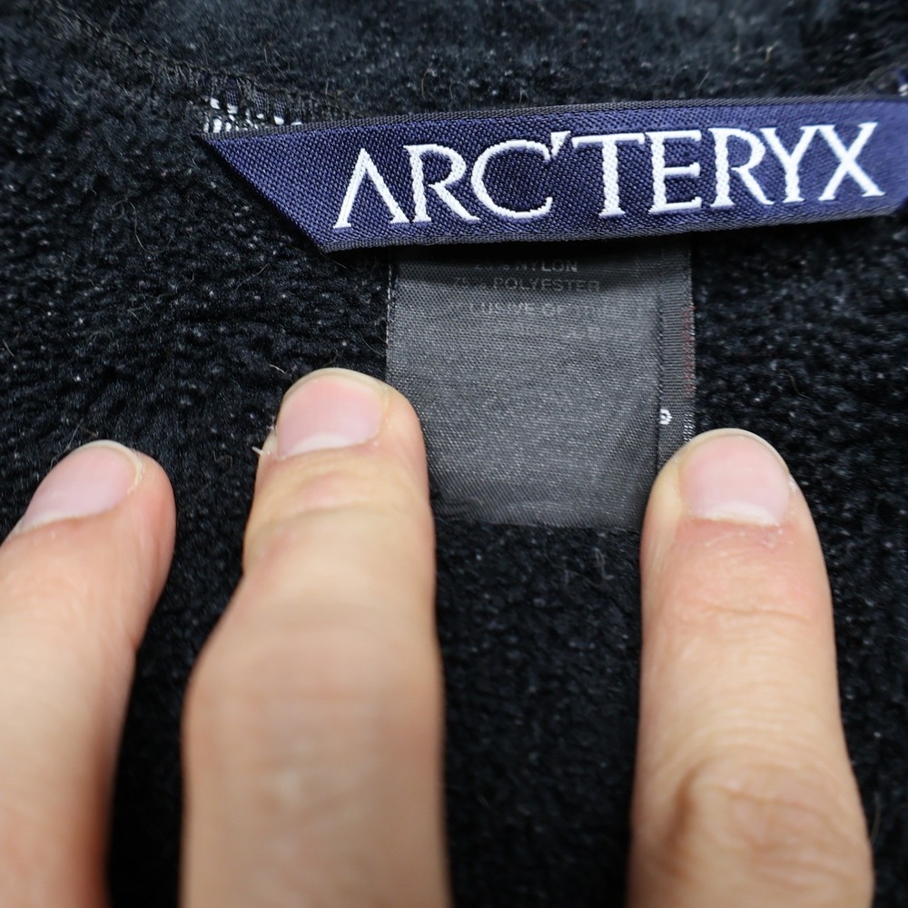 Arcteryx Jacket Womens Medium? Black Polartec Fleece Lined Softshell Full Zip - Picture 6 of 12